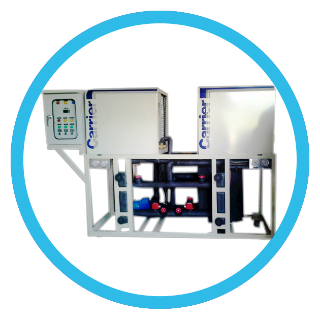 Air Cooled Chiller 8-150 Tons. Plate Heat Exchanger Stainless Steel AC006 Air Cooled Chiller 8-150 Tons. Plate Heat Exchanger Stainless Steel AC006