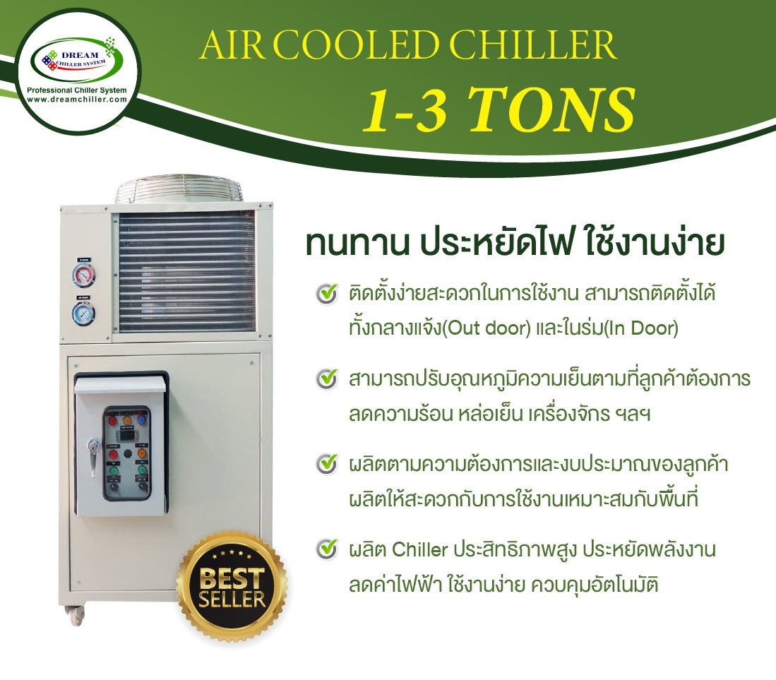 AIR  COOLED  CHILLER 1-3 TONS.