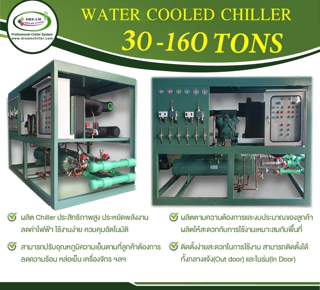 WATER  COOLED  CHILLER 8 - 33 Tons.